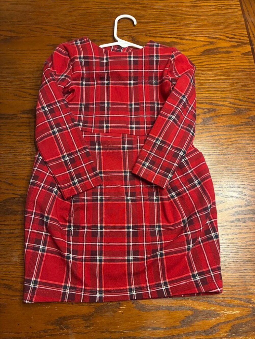H&M - Girls Size 3T/4T - Red Plaid Dress - Like New